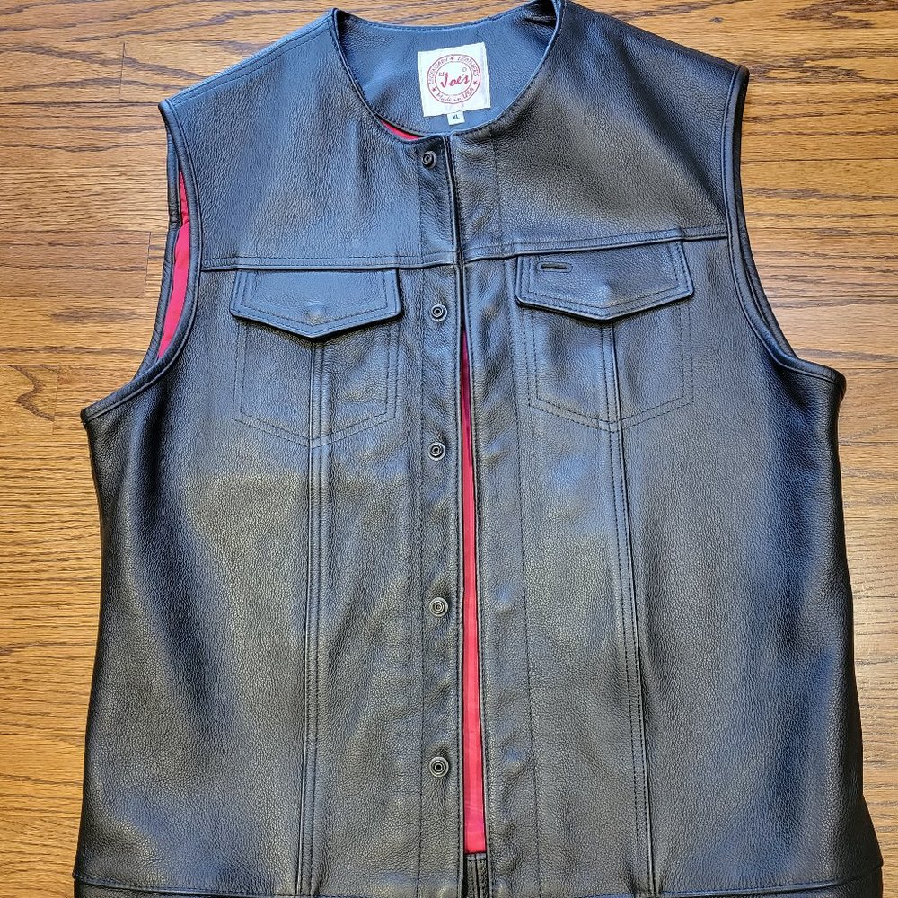 Lil Joe’s SOA leather vest size XL